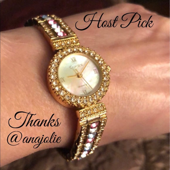 Cardini Accessories - Vintage Cardini Watch with Mother of Pearl Face